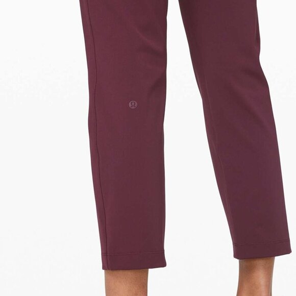 Lululemon On the Fly 7/8 Pant- Dark Adobe Athleisure Joggers- Size 4 - Picture 5 of 14